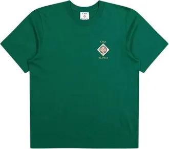 Casablanca Evergreen T-Shirt - Heren - T-shirts - Groen - S - Tops