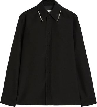 Jil Sander Camicia con perline - Nero