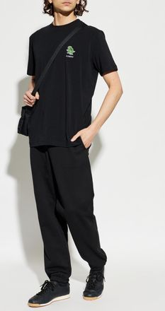 Iceberg T-shirt With Patch, Mens, Black