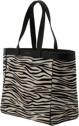 Anine Bing Womens Medium Rio Shopper Bag Leather Black Cowhide Totes-shopping-bags