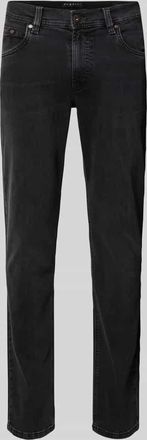 Bugatti Regular Fit Jeans mit Eingrifftaschen in Anthrazit, Gr&ouml;&szlig;e 32/32