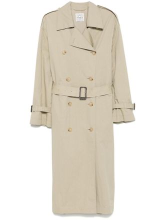 Toteme Brown Notched lapel Trench Coat
