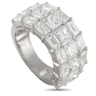 Luxury Bazaar 18K White Gold 7.50ct Diamond Ring ALR-20759