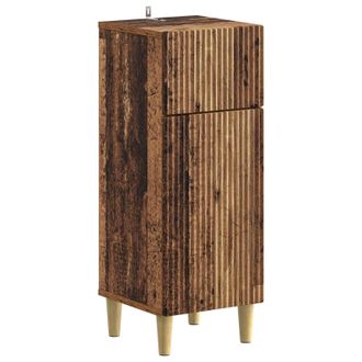 vidaXL Armario De Almacenamiento Para Ba&ntilde;o Arnhem Madera Envejecida Vidaxl