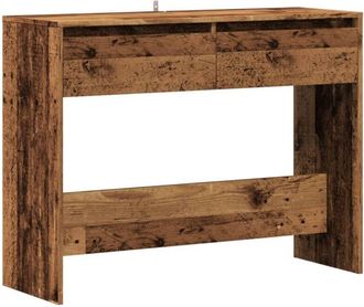 vidaXL Console Table Old Wood 100x35x76.5 cm Engineered Wood Vidaxl