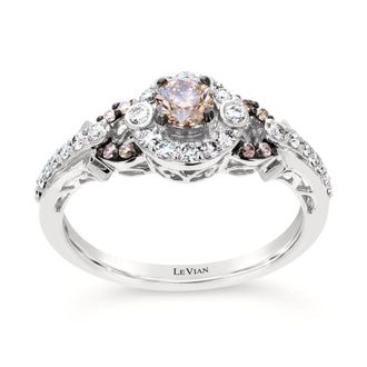 Le Vian Ladies Chocolatier Rings set in 14K Vanilla Gold