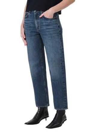 A Gold E Valen High Waist Ankle Straight Leg Jeans in Essence at Nordstrom Rack, Size 31