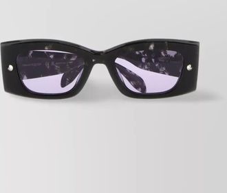Alexander McQueen acetate square-frame sunglasses