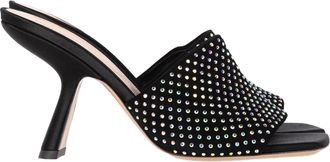 Nicholas Kirkwood Pre-owned Womens Alba 90 Heeled Mules in Black Suede - Size 38.5 EU/IT