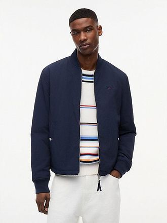 Tommy Hilfiger Logo Water Repellent Bomber Jacket
