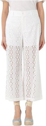 Liu Jo Dames, Broeken, Wit, Maat: XS