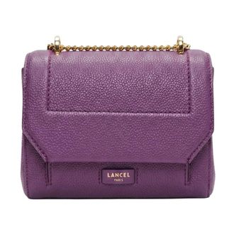 Lancel Dames, Tassen, Paars, Maat: ONE Size Leer