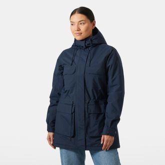 Helly Hansen Funktionsmantel HELLY HANSEN W ESCAPE INS PARKA, Damen, Gr. XL, navy, Obermaterial: 100% Polyamid. Futter: 100% Polyester. Wattierung: 100% Polyester,