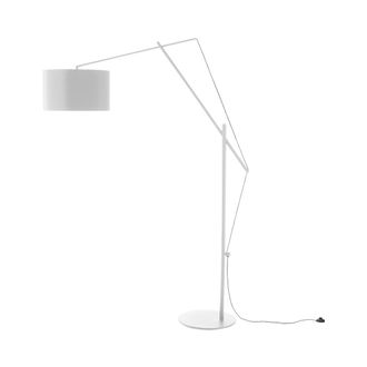 Oresteluchetta Lampada Da Terra Bianca Regolabile In Metallo H210 Cm Sayonara White