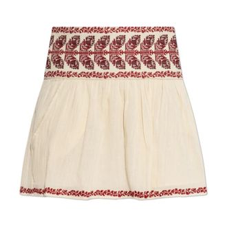 Isabel Marant Short Skirts, female, Beige, Size: XS Picadilia Skirt