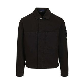 Stone Island Coach Jacket - Heren - Jassen - Zwart - Maat: XL Katoen