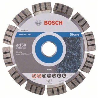 Bosch Disco De Diamante Bosch Pro Stone 150 X 22,23 Mm - 2608602643