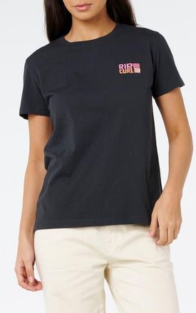 Rip Curl Catalina Island Graphic Tee in Washed Black at Nordstrom, Size Xx-Small