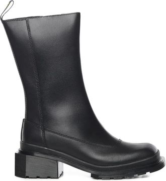 Dr. Martens Maybole block-heel boots - women - Leather/Leather/Rubber - 7 - Black