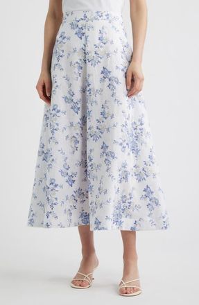 Reformation Peony Floral Skirt in Lana at Nordstrom, Size 12