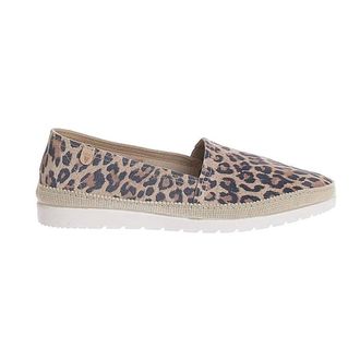 Verbenas Schoenen, Dames, Bruin, 40 EU, Su&egrave;de, Noa Leopardo Loafers