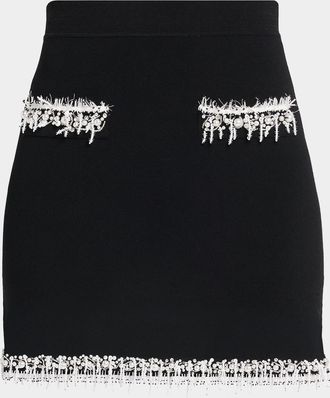 SIMKHAI Soraya Embellished Mini Skirt