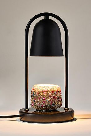 Anthropologie Metal Arch Candle Warmer Lamp