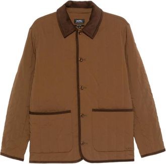 A.P.C. Giacca trapuntata - Marrone