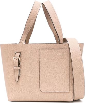 Valextra mini Soft Bucket tote bag - women - Calf Leather - OS - Neutrals