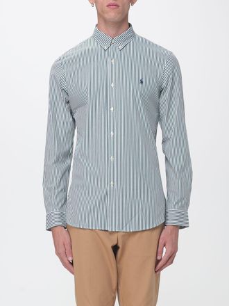 Polo Ralph Lauren Camicia a righe in cotone stretch con logo Pony ricamato
