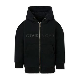 Givenchy Kids Sweatshirts, male, Black, 8 Y, Black Sweatshirt for Boys Aw25
