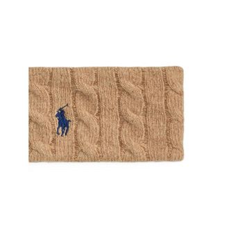 Ralph Lauren Cable-Knit Cashmere-Wool Blend Headband - Beige