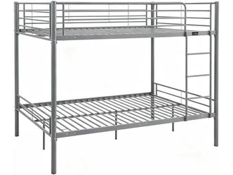 Habitat et Jardin Litera Doble adam Con Somier - 140 X 190 Cm - Gris