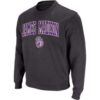 Colosseum Mens Colosseum Charcoal James Madison Dukes Arch & Logo Crew Neck Sweatshirt at Nordstrom, Size Xxx-Large