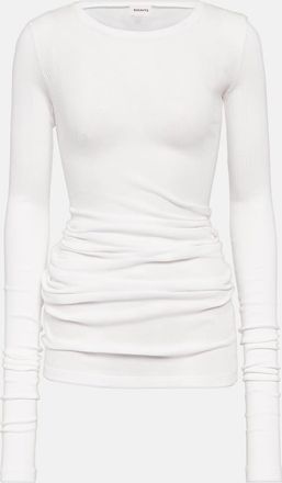 Khaite Lenora cotton-blend top