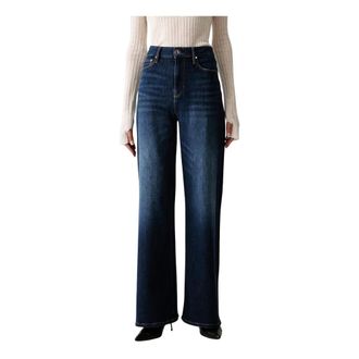 Guess Jeans Wide-Leg Bellflower - - Jeans - Donna - Blu - W29 L34