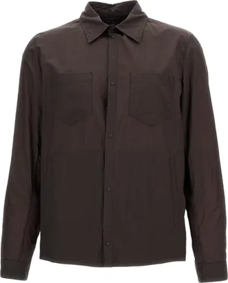 Herno Dark Brown Regular Overshirt