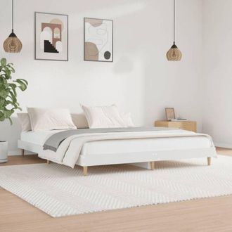 vidaXL Giroletto Bianco 200x200 cm in Legno Multistrato - Vidaxl
