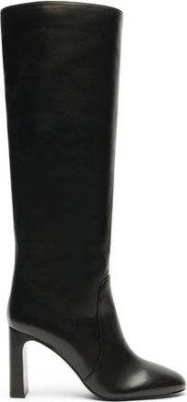 Stuart Weitzman Babette Tubo Boot 85 - Dames - Laarzen met Hak - Zwart - 38 1/2 EU - Schoenen