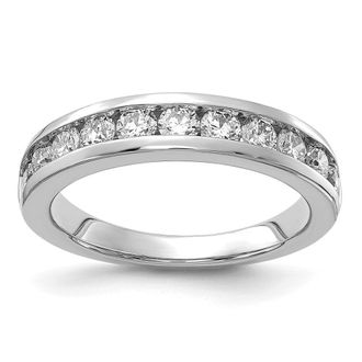 Diamond2Deal 14k Gold Lab Grown Diamond Wedding Band Ring 1Ct Clarity- VS Color- D-E