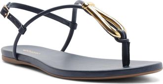 Arezzo Ramona Slingback Sandal in Navy Nautical at Nordstrom, Size 7.5