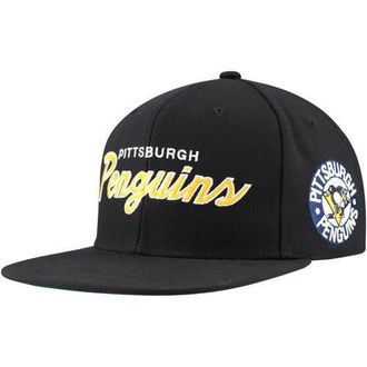 Mitchell & Ness Mens Mitchell & Ness Black Pittsburgh Penguins Core Team Script 2.0 Snapback Hat at Nordstrom