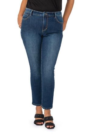 Slink Jeans High Waist Ankle Skinny Jeans in Macie at Nordstrom, Size 12W