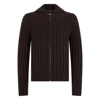 Dolce & Gabbana C&aacute;rdigan de Lana - Knitwear - Hombre - Marr&oacute;n - L
