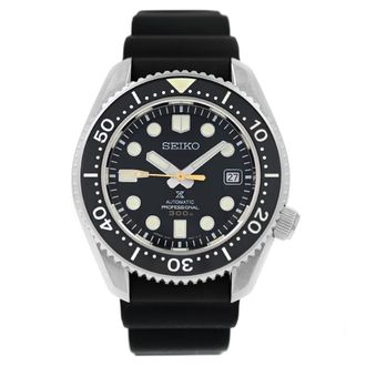 Seiko Pre-owned Seiko Prospex Marine Master Automatic Black Dial Mens Watch SBDX023