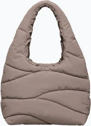Got Bag Wavy Puffer Recycled Nylon Shoulder Bag in Oyster at Nordstrom