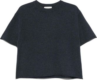 Lisa Yang T-shirt in cashmere - Blu