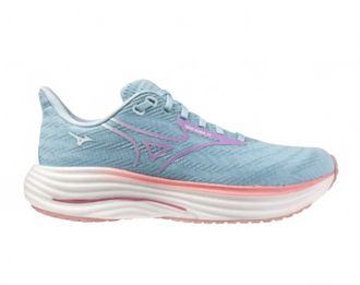 Mizuno Womens Wave Rider 29 Running Shoes In Nantucket Breeze Orchid Petal