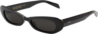 Retro Superfuture IZIPHO BLACK PK7 Mens Sunglasses Black Size 52