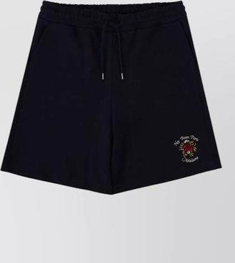Dr&ocirc;le de Monsieur cotton relaxed-fit deck shorts